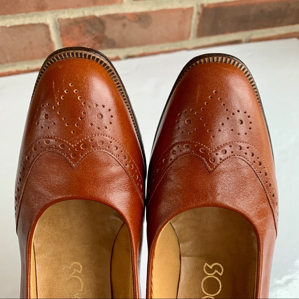 Socialites vintage leather heeled pump - Picture 4 of 8